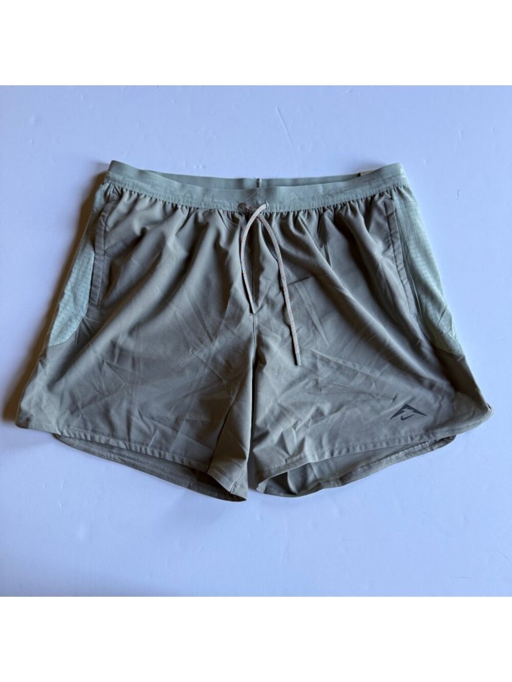 Nike Trail Dri-FIT 6" Brief-Lined Running Shorts - Army Green - Men's Large